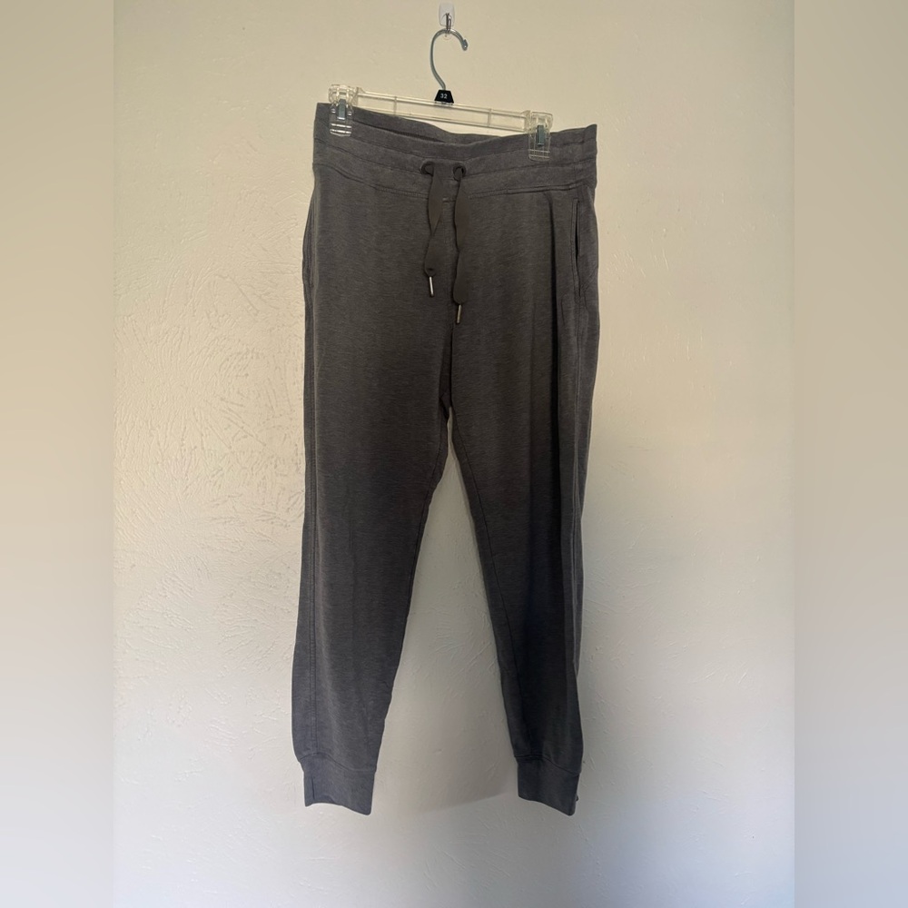 ATHLETA HEATHER‎ GREY DRAWSTRING WAISTBAND BALANCE JOGGER MEDIUM - Picture 5 of 9